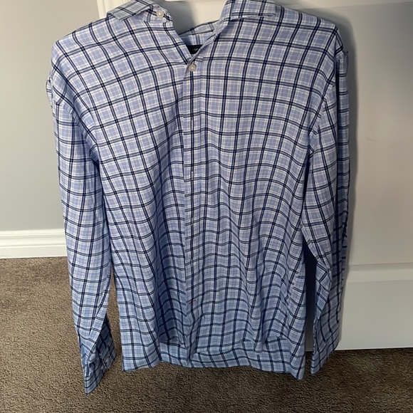 Tommy Hilfiger long sleeved shirt Large 16 1/2 34/45 - Picture 2 of 2